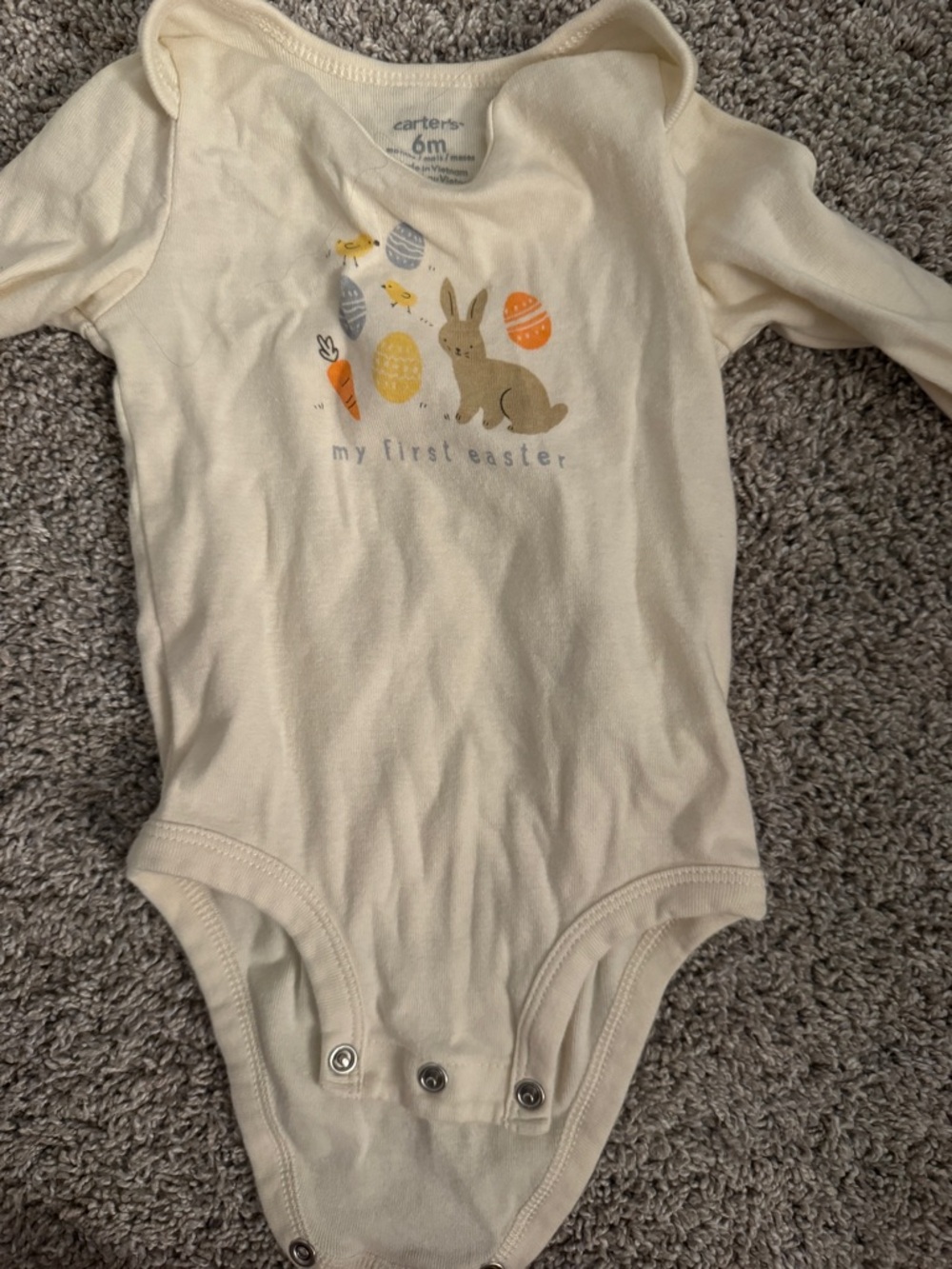 Carters my first Easter 6M onesie